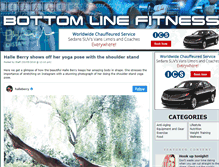 Tablet Screenshot of bottomlinefitness.com